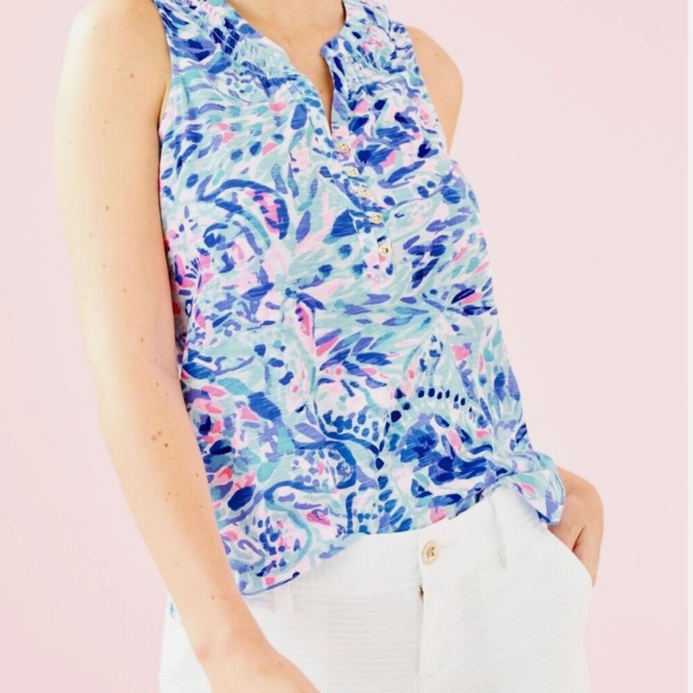 Lilly Pulitzer Essie Tank Top (Size Large)